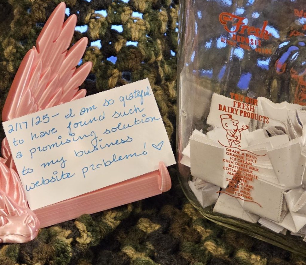 I am so grateful that I woke up today with the ability to make an entry in the gratitude jar for February 17, 2025.