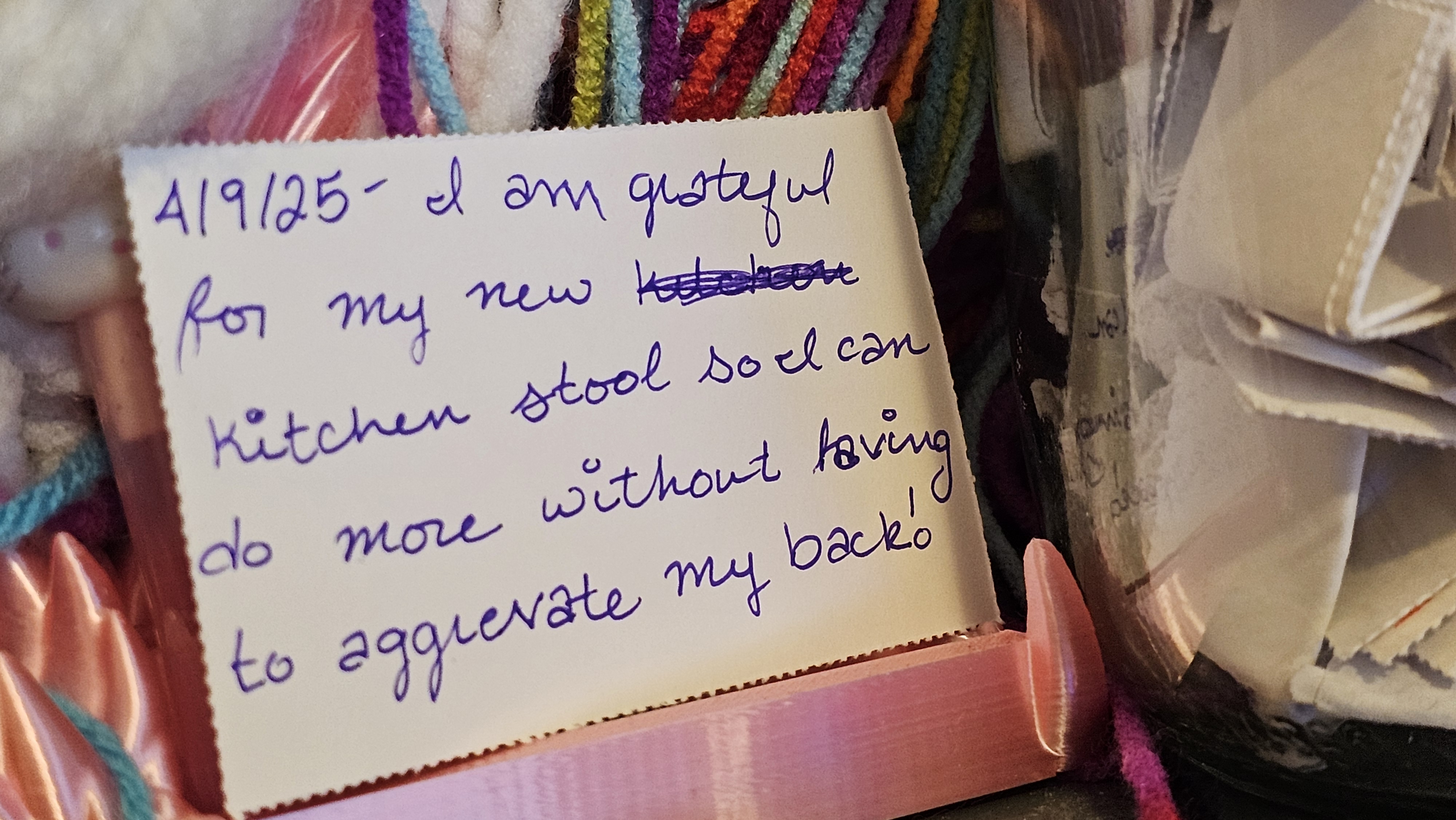 Gratitude 2025 for April 9th