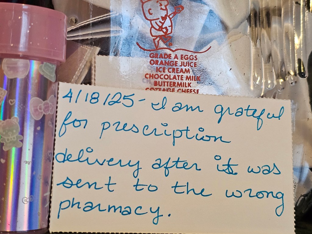 And then I was VERY grateful I didn’t have to wait in line at the&nbsp;pharmacy…