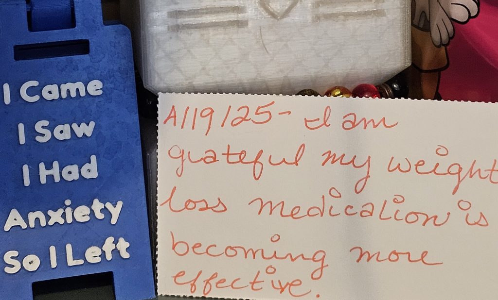 gratitude jar 2025 entry for april 19th 2025