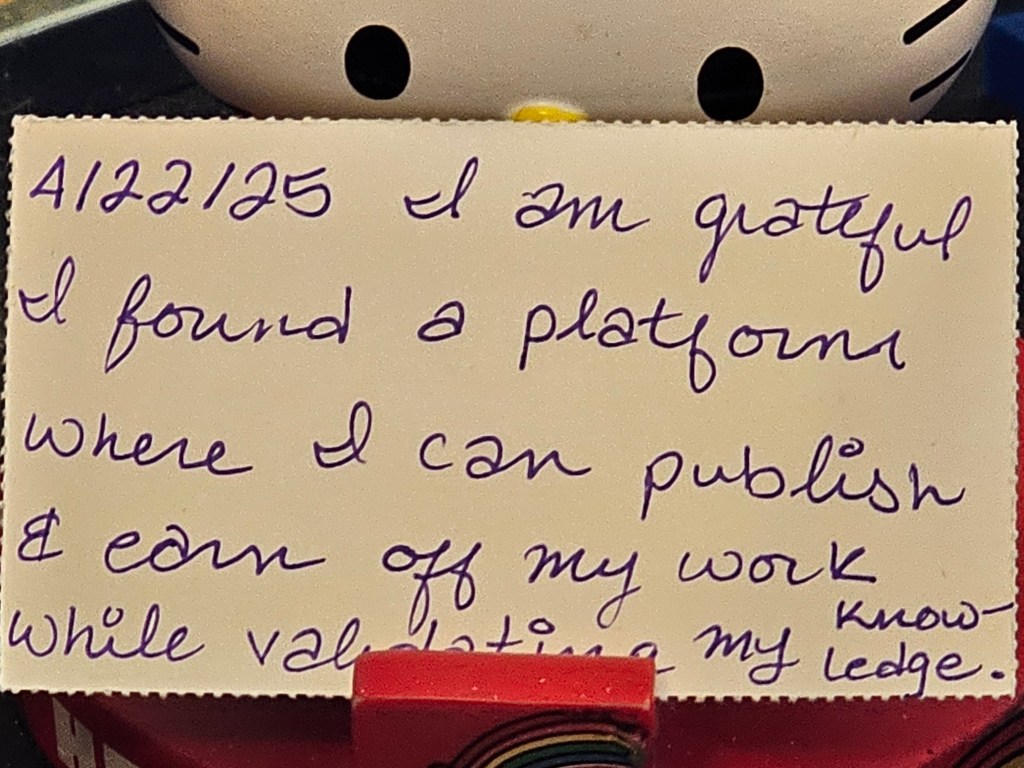 And then I was grateful I could just write about&nbsp;business…