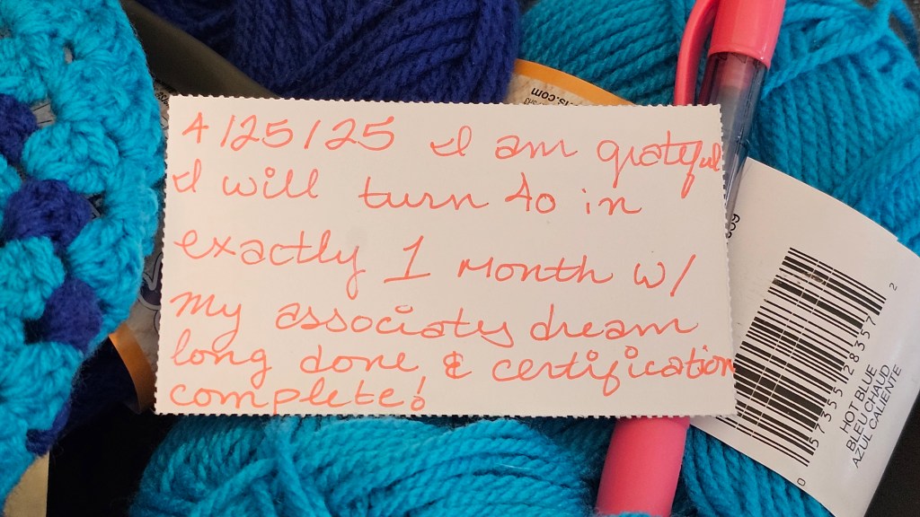 gratitude jar 2025 for April 25th