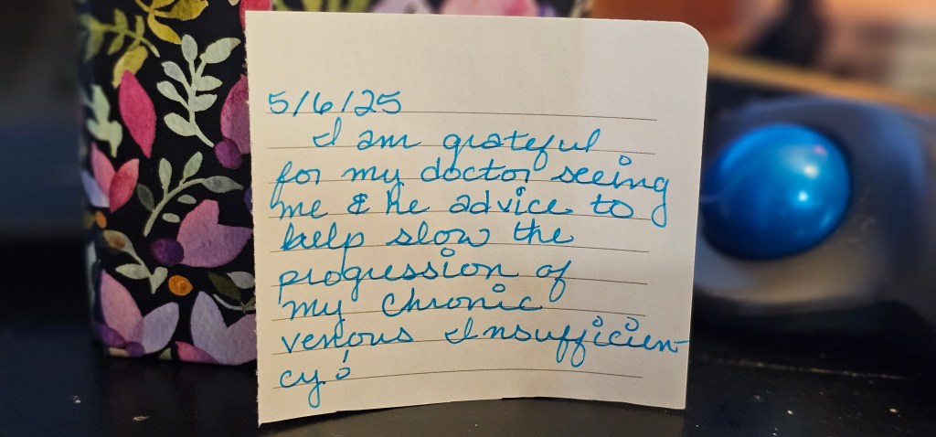 Gratitude Jar 2025 for May 6th