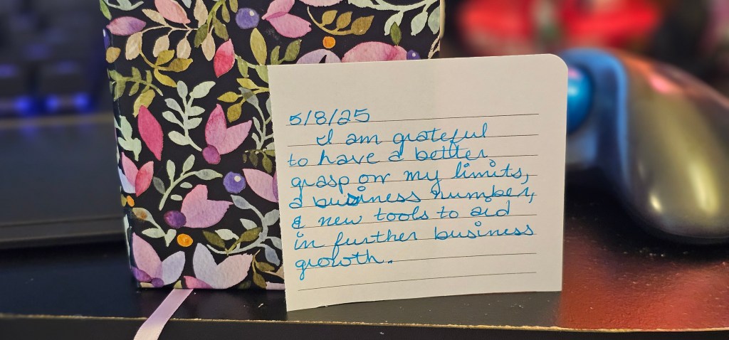 And then I was grateful for failure, growth, and phone&nbsp;numbers…